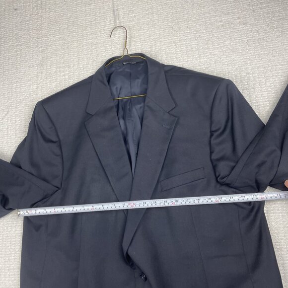 Jos. A. Bank Butt Traveler Mens 50R Dark Blue Wool Blazer Sport Coat Jacket Read - Picture 11 of 16